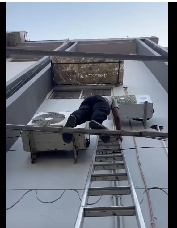 High rise AC repair by Good AC Service